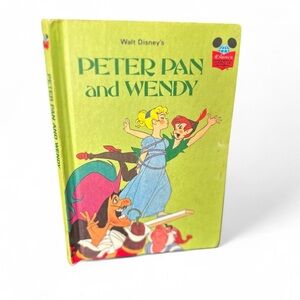 Vintage 1981 Disney Peter Pan & Wendy First American Edition Book Club Hardcover